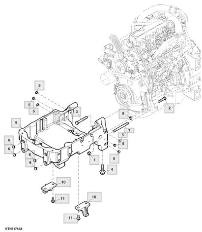 Front Axle Support & Stopper (MFWD) - ST555595